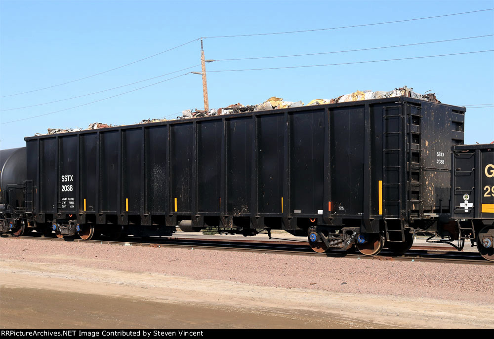 Schnitzer Steel scrap gondola SSTX #2038